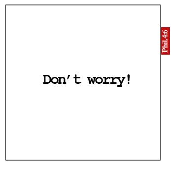 Don't worry!